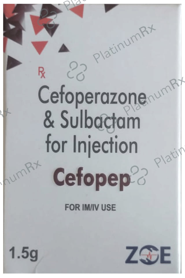 Cefopep 1000/500mg Injection 1s