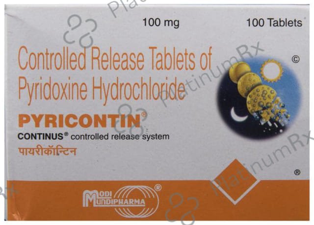 Pyricontin CR 100mg Tablet 10s