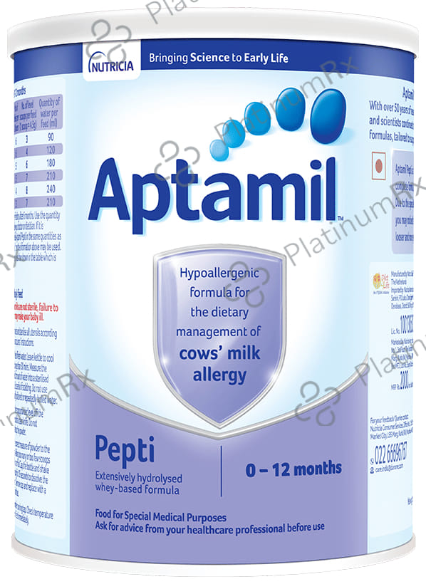 Aptamil Pepti Extensively Hydrolysed (0 to12 Months) Powder 400gm