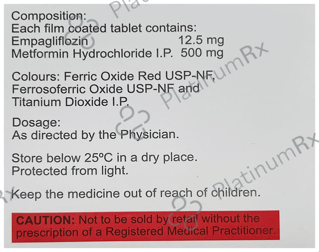 Empahope M 500mg Tablet 10s