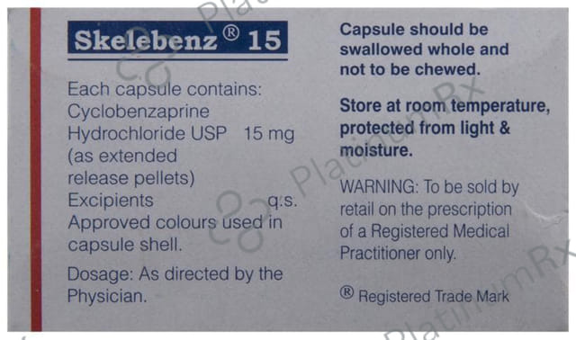 Skelebenz 15mg Capsule ER 10s