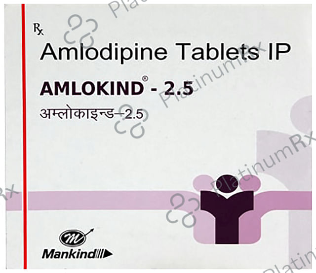 Amlokind 2.5mg Tablet 30s
