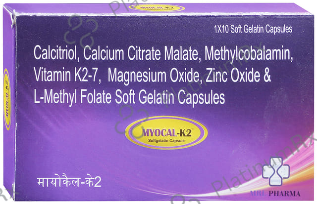 Myocal-K2 Soft Gelatin Capsule