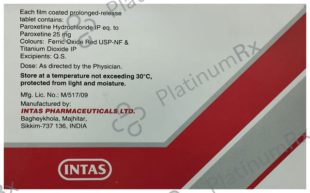 Pexep CR 25mg PR Tablet 15s