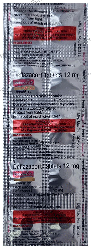 Defcort 12mg Tablet 10s