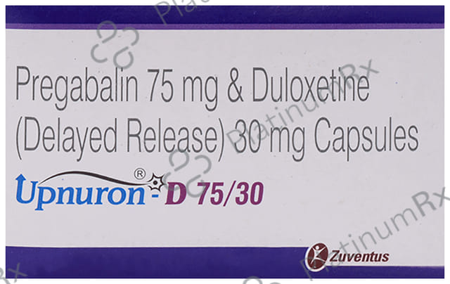 Upnuron D 75/30mg Capsule 10s