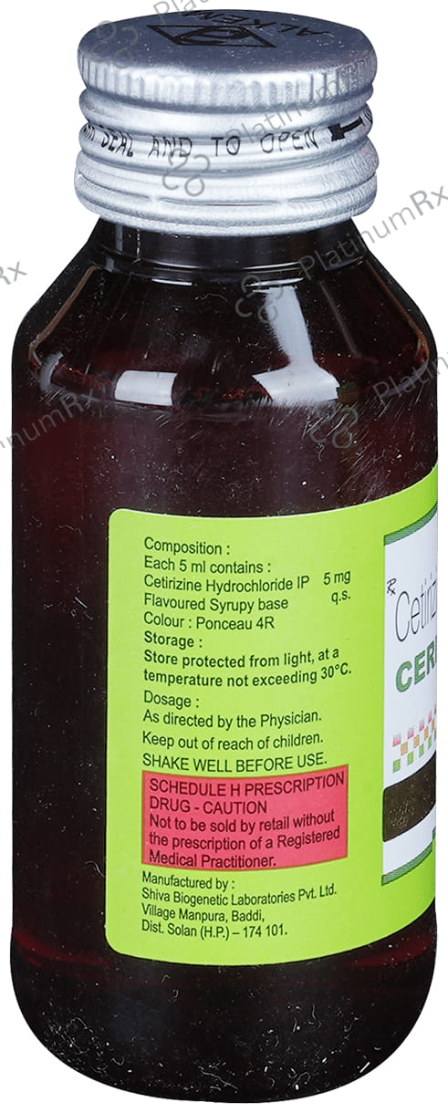 Ceriz 5mg Syrup 60ml