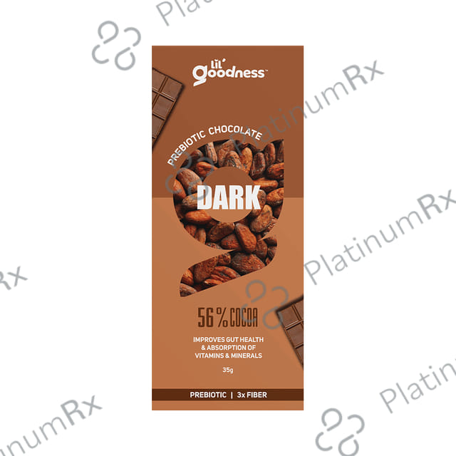 Lil Goodness Prebiotic Chocolate Dark 56% Cocoa 35 gm