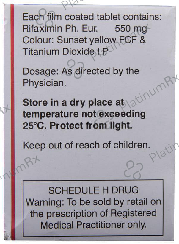 Rcifax 550mg Tablet 10s