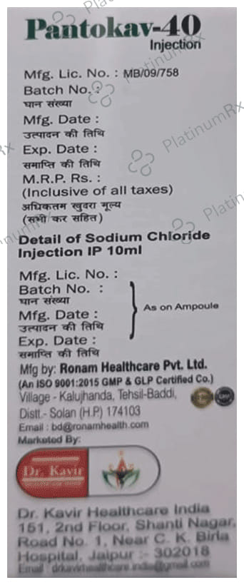 Pantokav 40 Injection