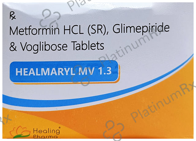 Healmaryl MV 1.3mg Tablet SR 10s