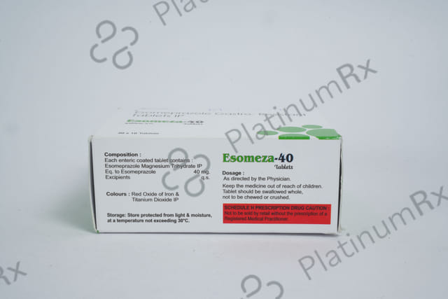 Esomeza 40mg Tablet 10s