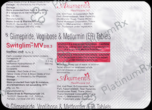 Switglim MV 2/500/0.3mg Tablet ER 10s