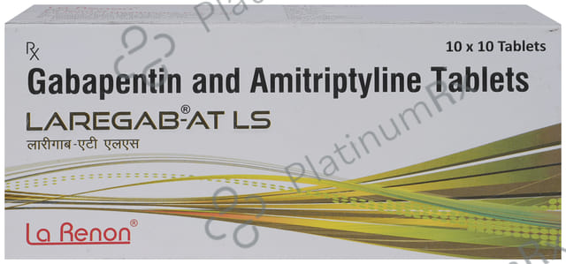Laregab AT LS 100/10mg Tablet 10s
