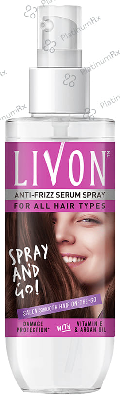 Livon Anti-Frizz Serum Spray for All Hair Types 100 Serum