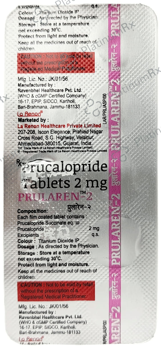 Prularen 2mg Tablet 10s