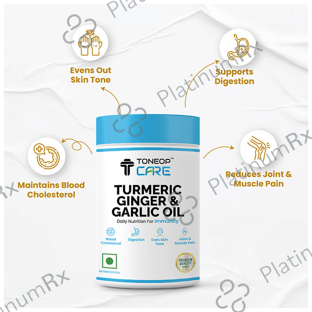 ToneOp Care Turmeric Ginger & Garlic Oil Capsule 60s