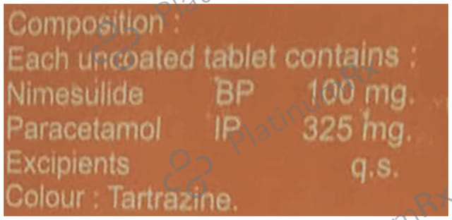 Ruthflam P 100/325mg Tablet 10s
