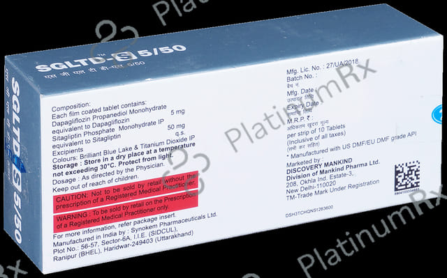 Sgltd S 5/50mg Tablet 10s