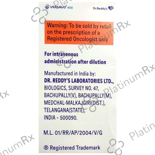 Versavo 400 Solution for Infusion 16ml