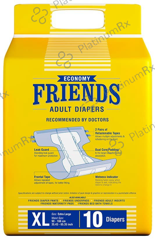 Friends Economy Adult Unisex Diaper XL 10s