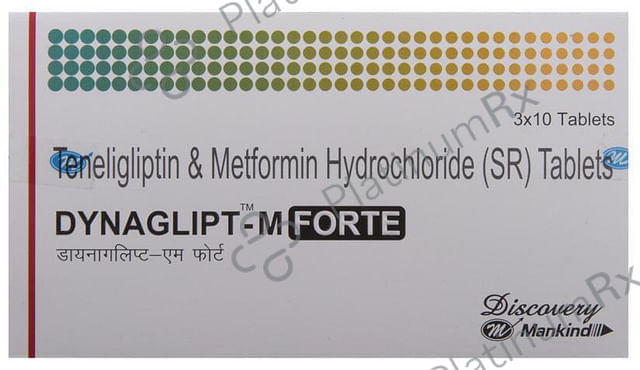 Dynaglipt M Forte 1000/20mg Tablet SR 10s