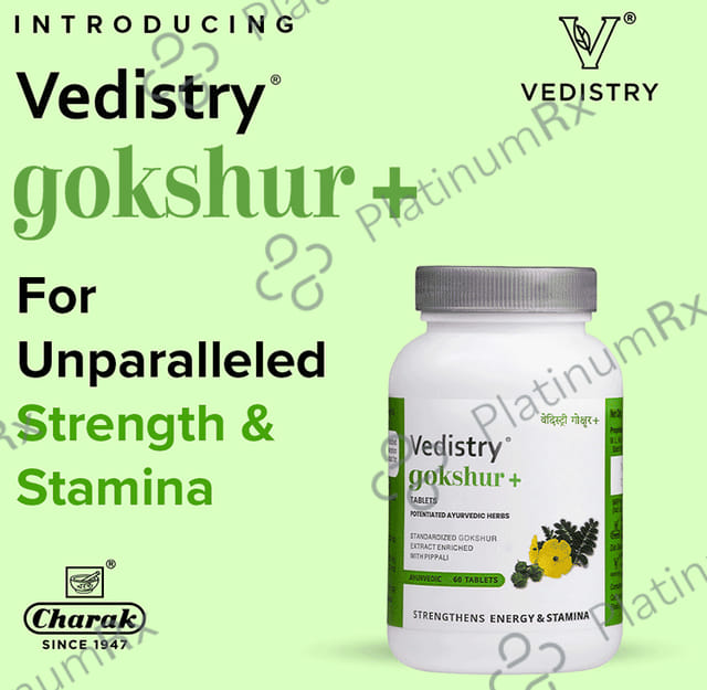 Vedistry Gokshur+ Tablet for Energy & Stamina Booster
