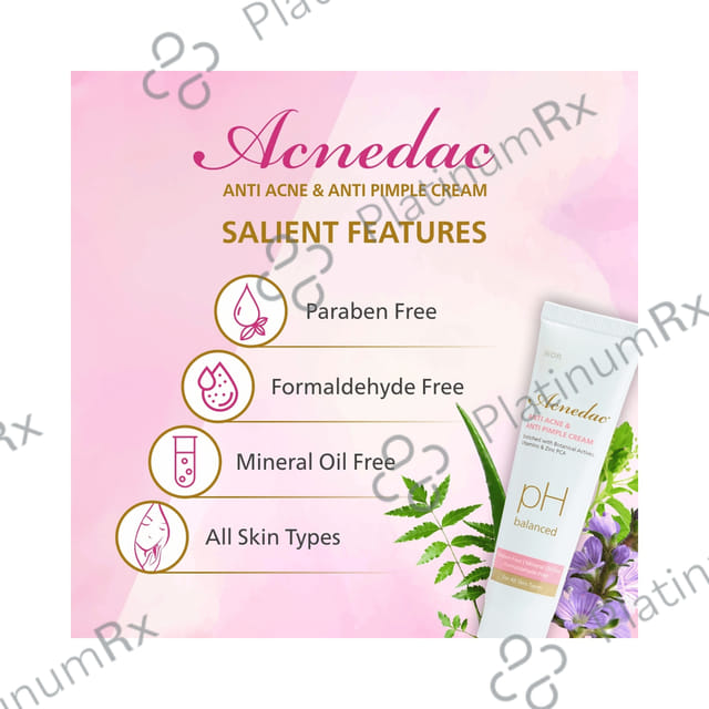 Acnedac PH Balanced Anti Acne & Anti Pimple Cream