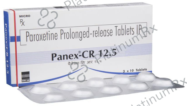 Panex CR 12.5mg Tablet 10s