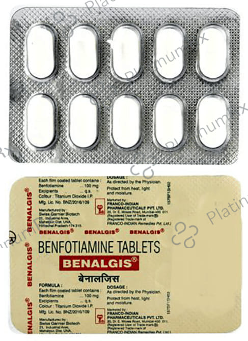 Benalgis 100mg Tablet 10s
