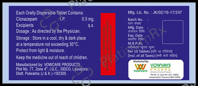 Cloways 0.5 DT Tablet