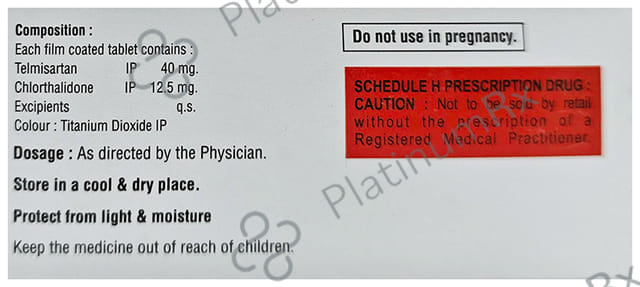 Safetelmi CT 40mg/12.5mg Tablet