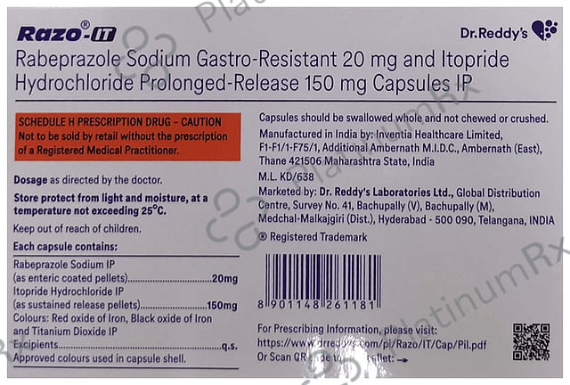 Razo IT 150/20mg Capsule 10s