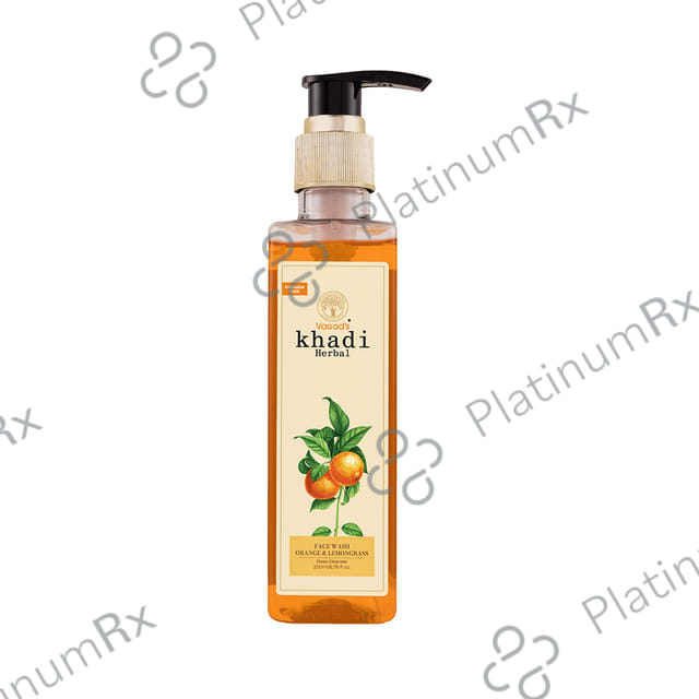 Vagad's Khadi Orange & Lemongrass Herbal Face Wash