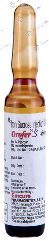 Orofer S Injection 2.5ml