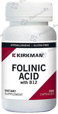 Kirkman Folinic Acid With B-12 Capsule