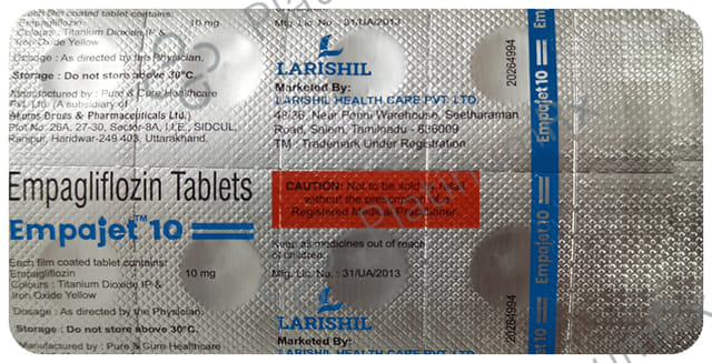 Empajet 10mg Tablet 10s