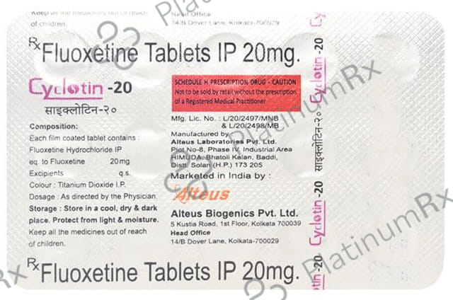 Cyclotin 20mg Tablet 15s