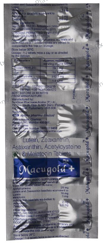Macugold Plus Tablet 10s
