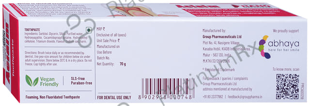 Aclaim Toothpaste 70gm