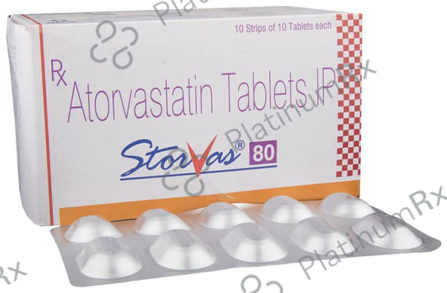 Storvas 80mg Tablet 10s