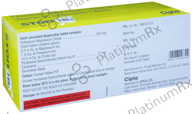 Ston 1 B6 978/15mg Tablet 10s