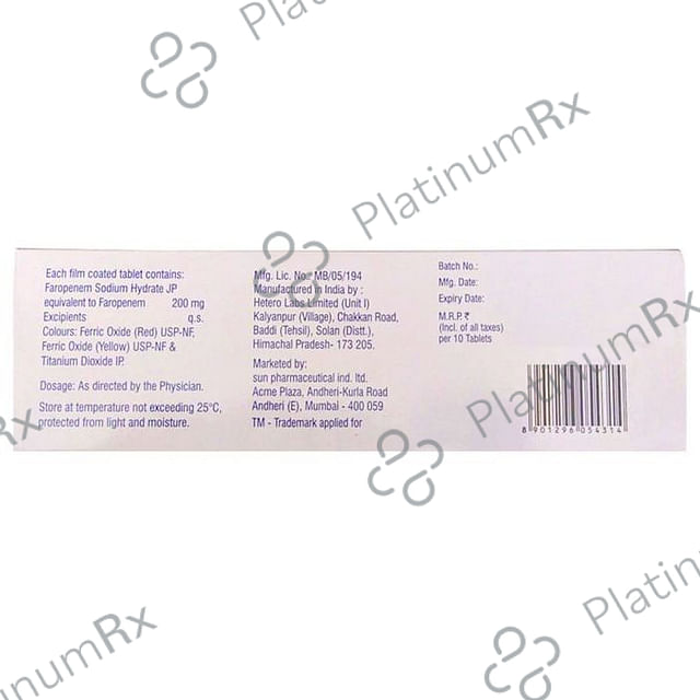 Faronem 200mg Tablet 10s