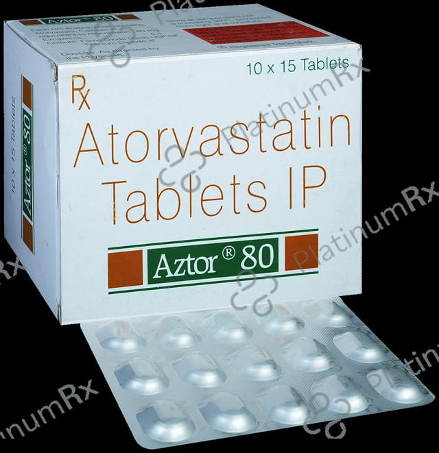 Aztor 80mg Tablet 15s