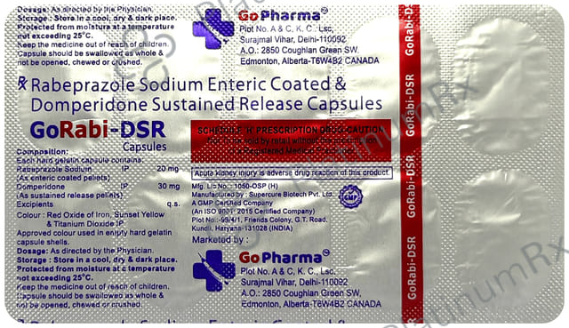 Gorabi 30/20mg DSR Capsule 10s