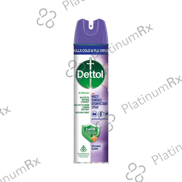 Dettol Dettol Multi-Surface Disinfectant Sanitizer Spray Bottle - 24 hours Antibacterial Protection- Germ Kill on Hard and Soft Surfaces Orchard Bloom