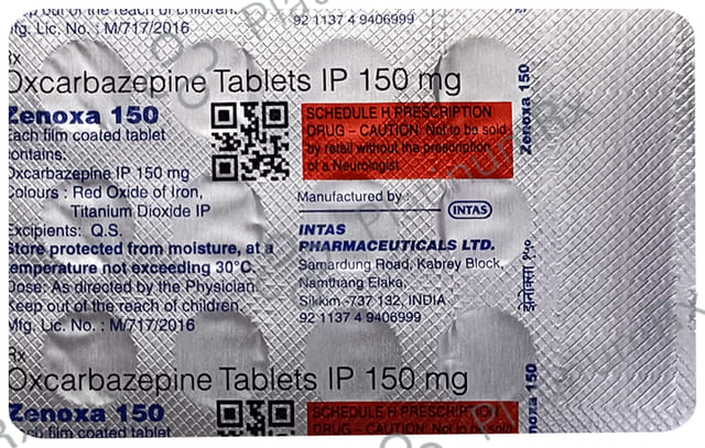 Zenoxa 150mg Tablet 15s