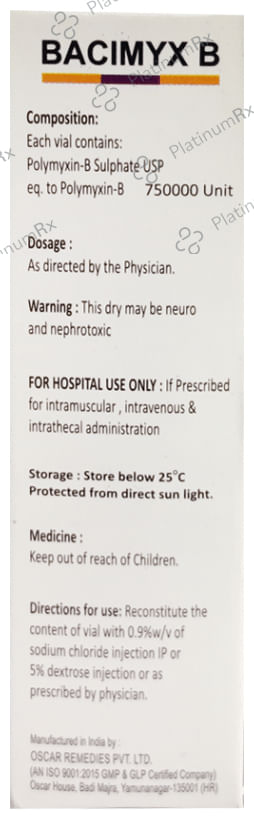 Bacimyx B 750000units Injection