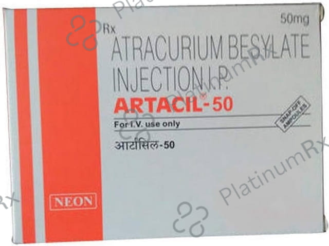 Artacil 50mg Injection 5X5ml