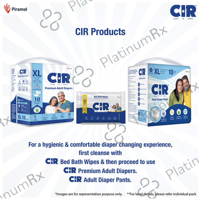 CIR Premium Adult Unisex Diaper Size XL 10s